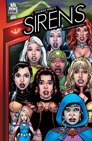 Cover of the book George Perez's Sirens #4 by Shannon Watters, Kat Leyh