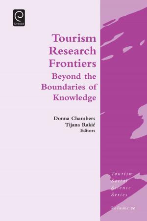Cover of the book Tourism Research Frontiers by Thomas B. Fomby, Juan Carlos Escanciano, Eric Hillebrand, Ivan Jeliazkov, R. Carter Hill