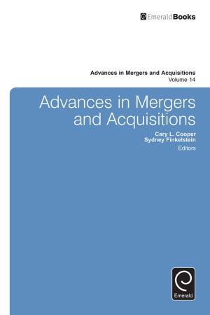 Cover of the book Advances in Mergers and Acquisitions by Stephen Carroll, Alisa Kinney, Harry Sapienza