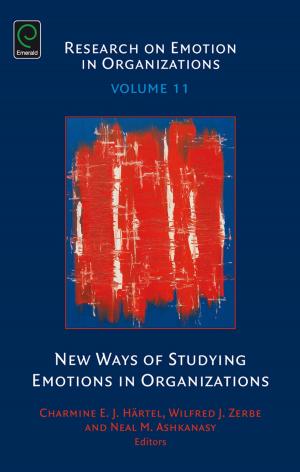 Cover of the book New Ways of Studying Emotions in Organizations by Richard W. Woodman, Abraham B. Rami Shani