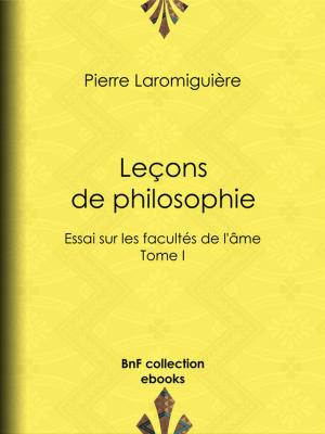 Cover of the book Leçons de philosophie by Gustave de Molinari