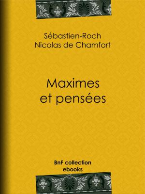 Cover of the book Maximes et pensées by Mme E. B., Lady Barker