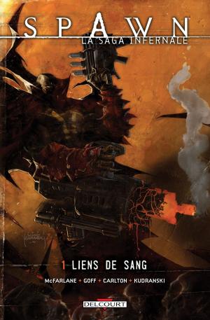 Cover of the book Spawn - La saga infernale T01 by Robert Kirkman, Charlie Adlard, Stefano Gaudiano
