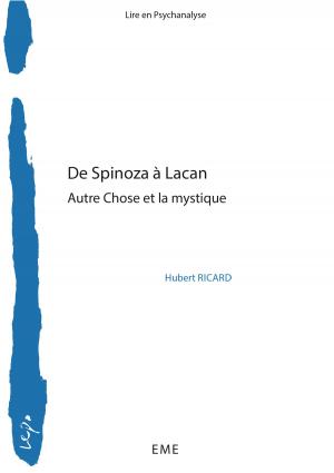 Cover of the book De Spinoza à Lacan by Gilles Hieronimus, Julien Lamy
