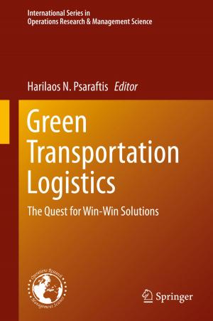 Cover of the book Green Transportation Logistics by Achyuta Ayan Misra, Soumyajit Mukherjee