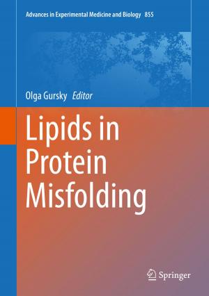 Cover of the book Lipids in Protein Misfolding by Barbara Fidanza, Ottorino Morresi, Alberto Pezzi