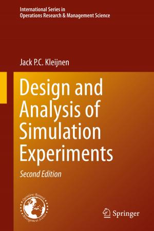 Cover of the book Design and Analysis of Simulation Experiments by Weichao Sun, Huijun Gao, Peng Shi
