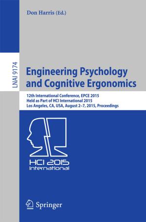 Cover of the book Engineering Psychology and Cognitive Ergonomics by Sylvia Forman, Agnes M. Rash
