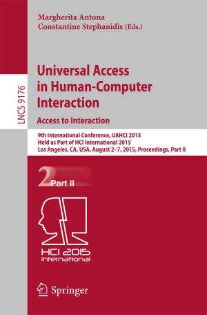 bigCover of the book Universal Access in Human-Computer Interaction. Access to Interaction by 