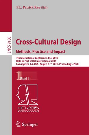 Cover of the book Cross-Cultural Design Methods, Practice and Impact by Pranab Kumar Dhar, Tetsuya Shimamura