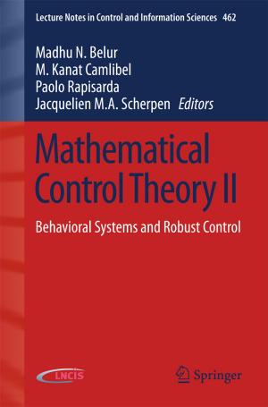 Cover of the book Mathematical Control Theory II by Yannis Charalabidis, Anneke Zuiderwijk, Charalampos Alexopoulos, Marijn Janssen, Thomas Lampoltshammer, Enrico Ferro
