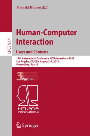 bigCover of the book Human-Computer Interaction: Users and Contexts by 