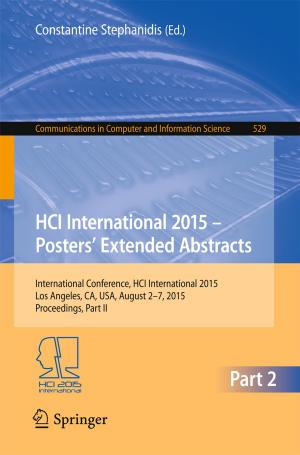 bigCover of the book HCI International 2015 - Posters’ Extended Abstracts by 