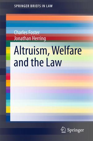 Cover of the book Altruism, Welfare and the Law by Lene Tanggaard, Thomas Szulevicz
