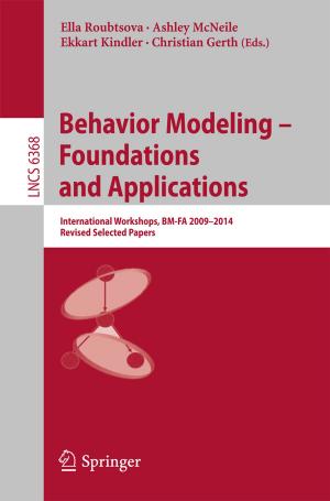 Cover of the book Behavior Modeling -- Foundations and Applications by Abbey-Anne Smith