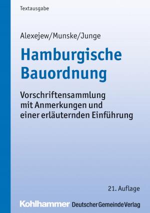 Cover of the book Hamburgische Bauordnung by Robert Thiele