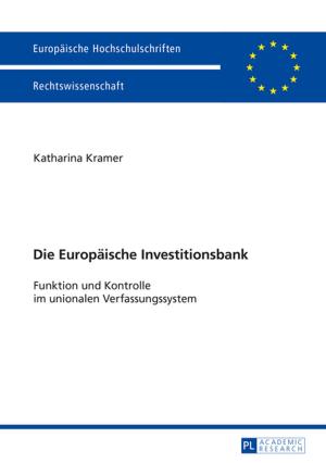 Cover of the book Die Europaeische Investitionsbank by Anita Biedermann