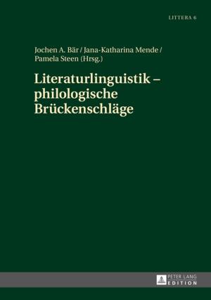 Cover of the book Literaturlinguistik philologische Brueckenschlaege by Victoria Sams
