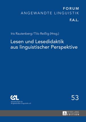 Cover of the book Lesen und Lesedidaktik aus linguistischer Perspektive by Anais Holgado Lage
