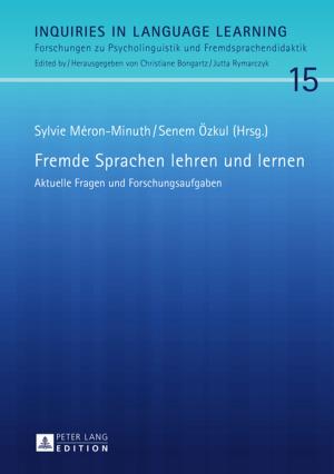 Cover of the book Fremde Sprachen lehren und lernen by Eva Trost
