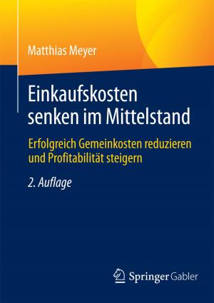 Cover of the book Einkaufskosten senken im Mittelstand by Thomas Bonart, Jürgen Bär