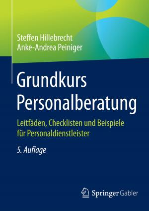 Cover of the book Grundkurs Personalberatung by Eva-Maria Walker