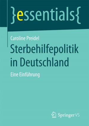 Book cover of Sterbehilfepolitik in Deutschland