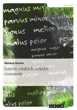 Cover of the book Latein einfach erklärt: Grammatik by Thomas Lindwurm