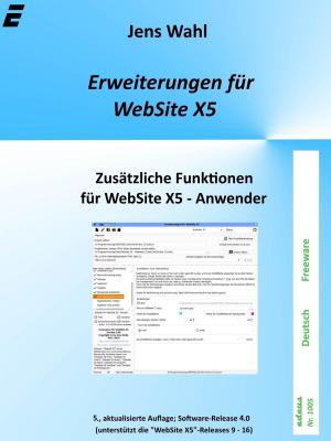 Cover of the book Erweiterungen für WebSite X5 by Dennis Weiß