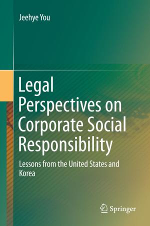 Cover of Legal Perspectives on Corporate Social Responsibility