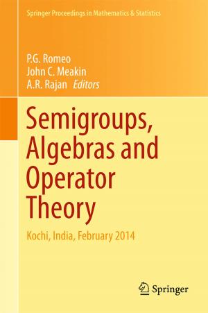 Cover of the book Semigroups, Algebras and Operator Theory by Angela Giulietti E Boris