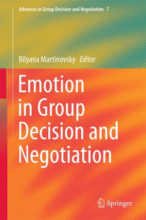 Cover of the book Emotion in Group Decision and Negotiation by Irena Yashin-Shaw