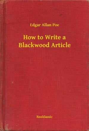 Cover of the book How to Write a Blackwood Article by Francis Scott Fitzgerald
