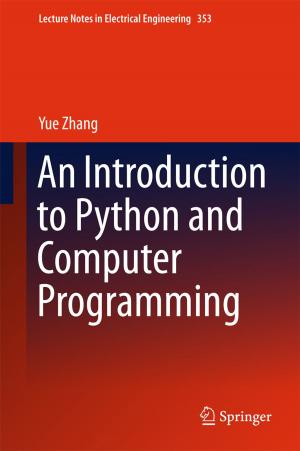 Cover of the book An Introduction to Python and Computer Programming by 