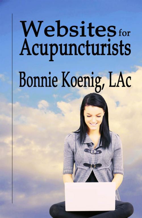 Cover of the book Websites for Acupuncturists by Bonnie Koenig, LAc, My Big Fat Orange Cat Publishing
