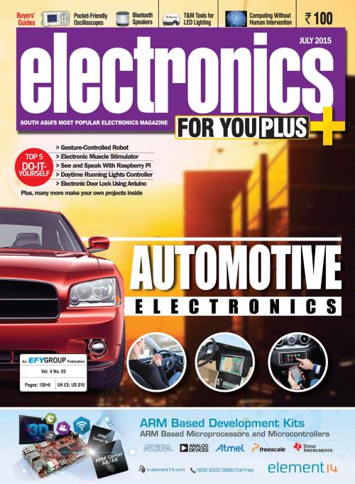 Cover of the book Electronics For You, July 2015 by EFY Enterprises Pvt Ltd, EFY Enterprises Pvt Ltd