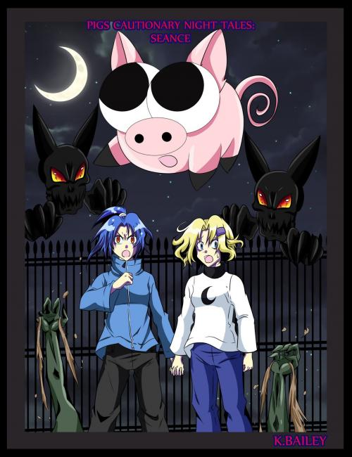 Cover of the book Pigs Cautionary Night Tales: Seance by Katie Bailey, Ryukais-comix