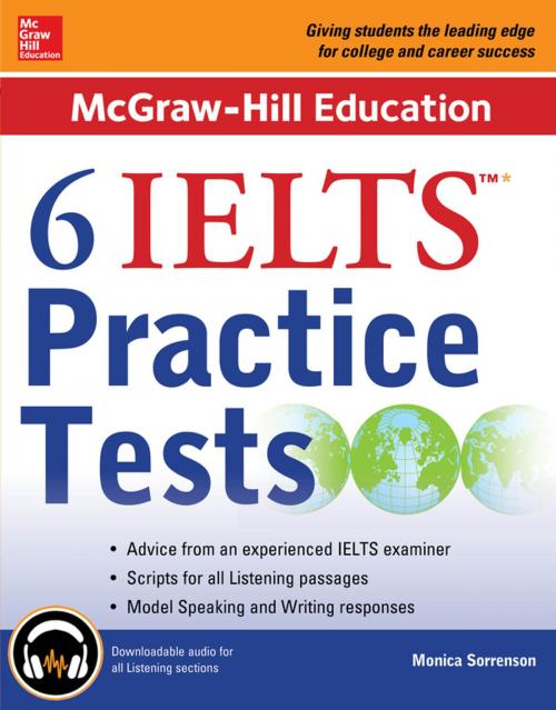 Cover of the book McGraw-Hill Education 6 IELTS Practice Tests (basic ebook) by Monica Sorrenson, McGraw-Hill Education