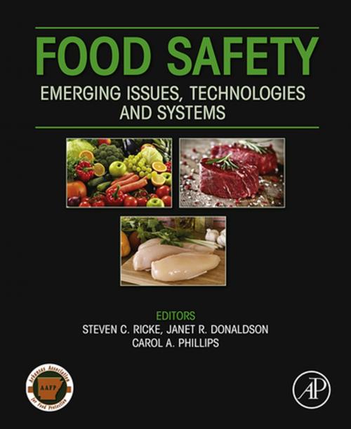Cover of the book Food Safety by Janet R Donaldson, Carol A Phillips, Steven Ricke, Elsevier Science