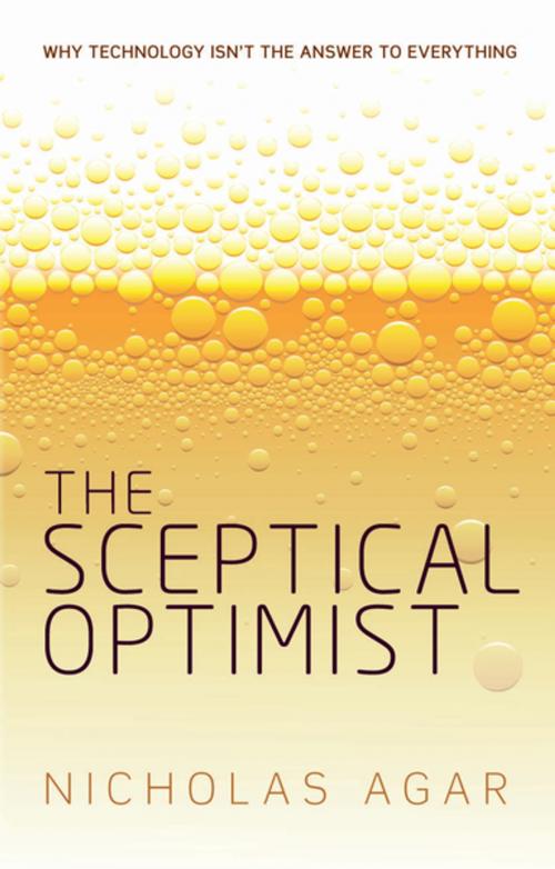 Cover of the book The Sceptical Optimist by Nicholas Agar, OUP Oxford