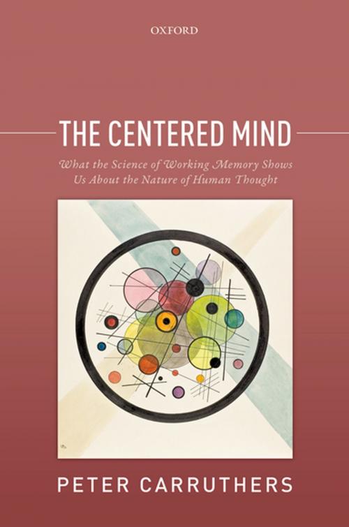 Cover of the book The Centered Mind by Peter Carruthers, OUP Oxford