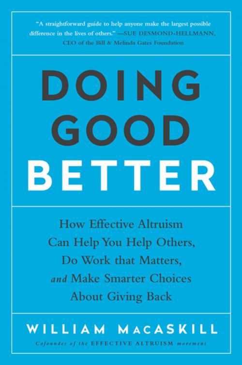 Cover of the book Doing Good Better by William MacAskill, Penguin Publishing Group