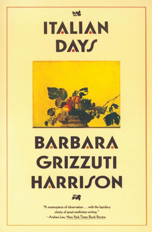 Cover of the book Italian Days by Barbara Grizzuti Harrison, Grove Atlantic