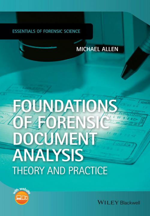 Cover of the book Foundations of Forensic Document Analysis by Michael J. Allen, Wiley
