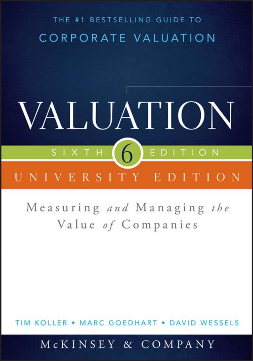 Cover of the book Valuation by Tim Koller, Marc Goedhart, David Wessels, McKinsey & Company Inc., Wiley