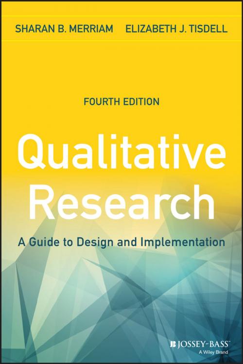 Cover of the book Qualitative Research by Sharan B. Merriam, Elizabeth J. Tisdell, Wiley