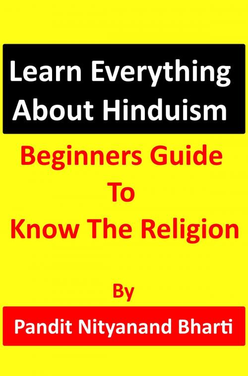 Cover of the book Learn Everything About Hinduism: Beginners Guide To Know The Religion by Pandit Nityanand Bharti, Mandy Parker