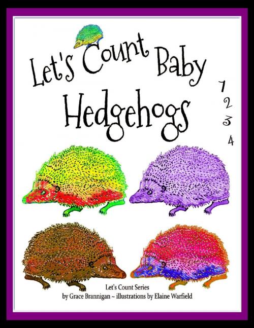 Cover of the book Let's Count Baby Hedgehogs 1,2,3,4 by Grace Brannigan, Grace Brannigan
