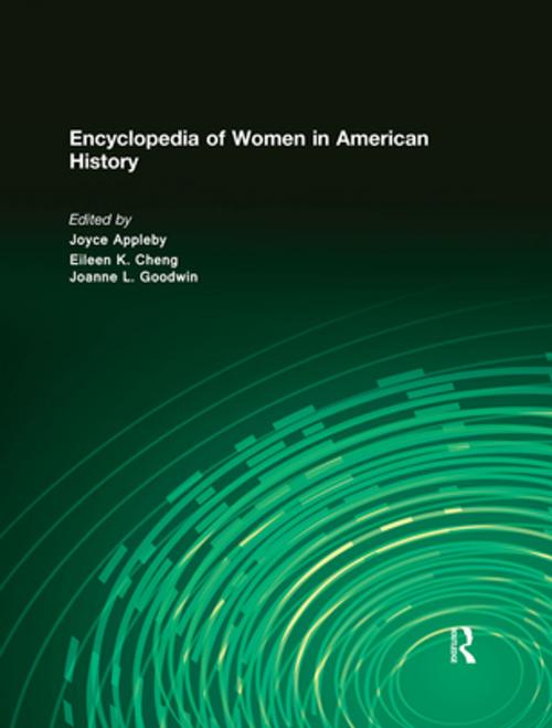 Cover of the book Encyclopedia of Women in American History by Joyce Appleby, Eileen Chang, Neva Goodwin, Taylor and Francis
