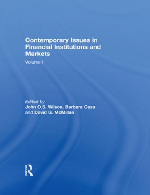 Cover of the book Contemporary Issues in Financial Institutions and Markets by , Taylor and Francis
